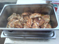 Lots of grilled chicken